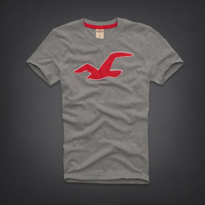 Hollister Hombres De Cuello Redondo Corto Remera HCO4122